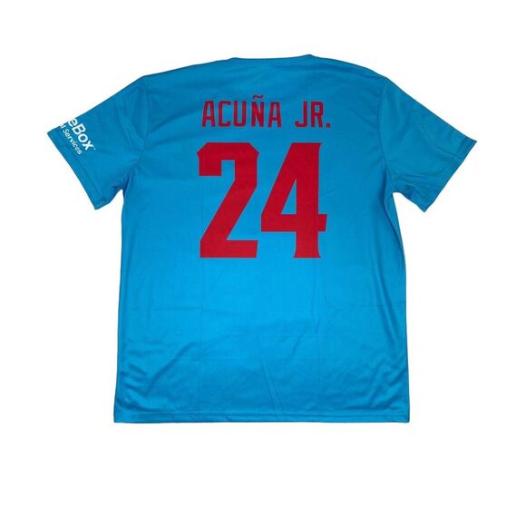 NEW GWINNETT STRIPERS Ronald Acuna Jr. Xolos Jersey Shirt Limited Edition SGA XL - Picture 3 of 8